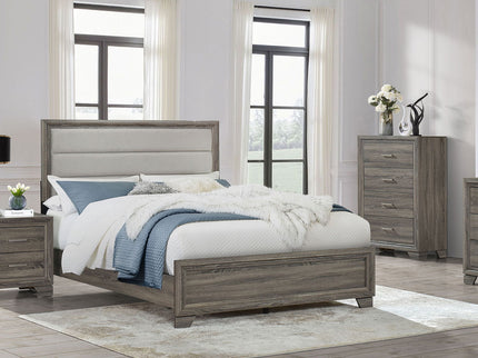 Funston - 4 Drawer Chest Of Drawers With Bar Handles - Brown Oak