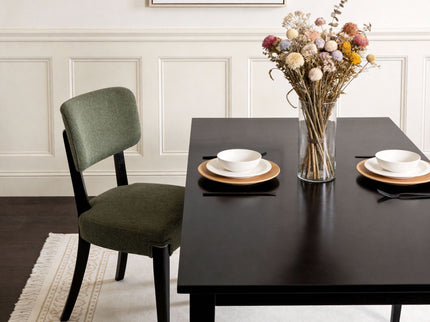 Contemporary Armless Dining Chairs (Set of 2)