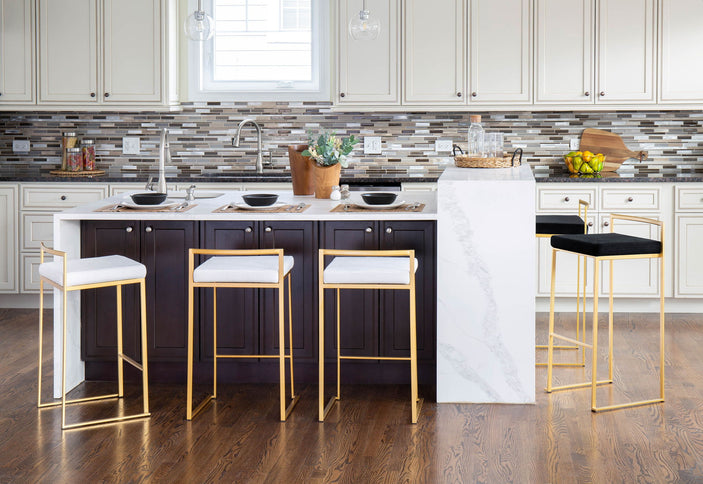 Fuji - Contemporary / Glam & Quality Construction Barstool