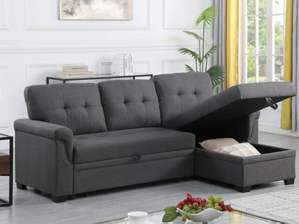 Lucca - Reversible Sleeper Sectional Sofa With Storage Chaise