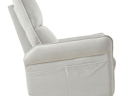 270° Power Swivel Rocker Glider Recliner Chair With USB Ports
