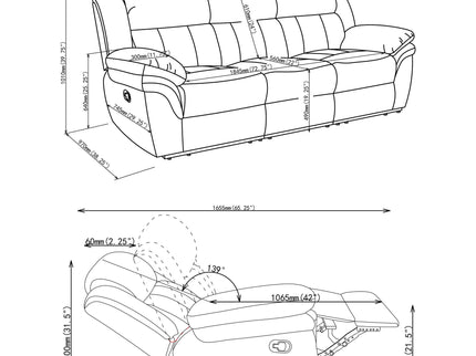 Divine - Sofa With Reclining