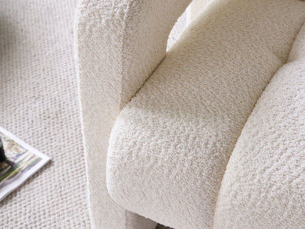 31.10" Boucle Upholstered Accent Chair