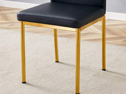 Luxury Simple Chair With Metal Leg