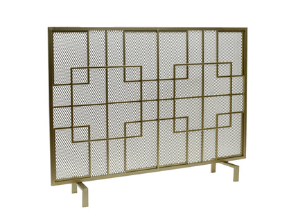 Dorothy - Modern Single Panel Iron Fire Screen
