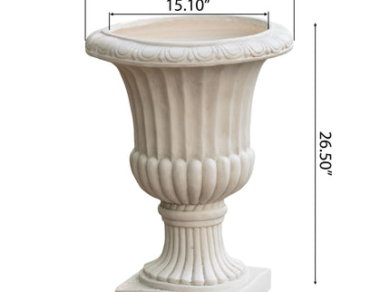 Classic Italian Urn Planter - Antique White