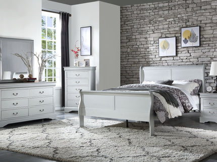 Louis Philippe - Sleigh Style Bed