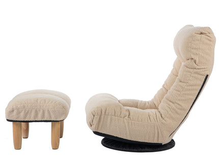 Adjustable Japanese Reclining Floor Chair Sofa With Metal Frame For Living Room