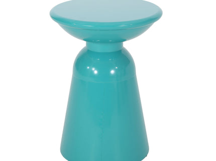 Outdoor Modern Metal End Large Table