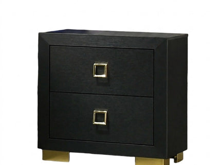 Nightstand, Bedside Table - Black