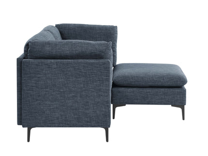 Upholstered Modular Sectional & Tall Legs