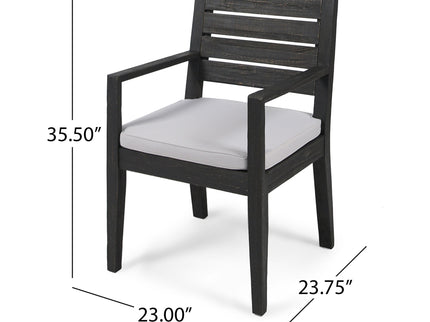 Outdoor Elegant Design Dining Chair (Set of 2)
