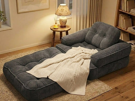 Convertible 2 In 1 Armrest Sofa For Bedroom
