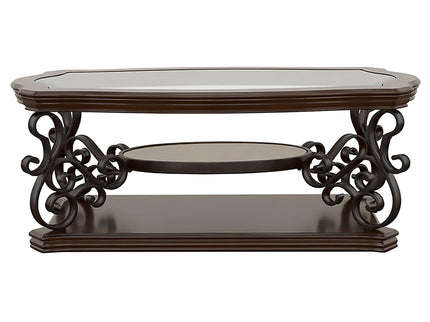 Arrize - Coffee And End Table Set With Scroll Legs
