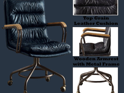 Harith - Retro Top Grain Office Chair