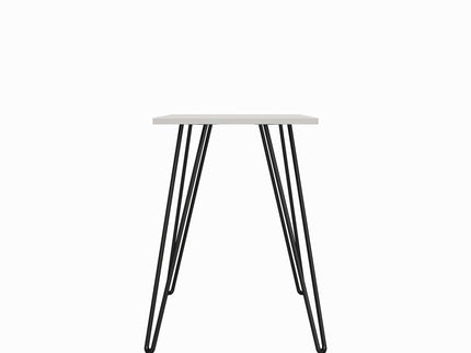 Writing Desk With Hairpin Legs For Study Or Work - White Oak