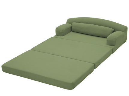 2 Seater Sofa Bed, Compact Foldable Floor Couch