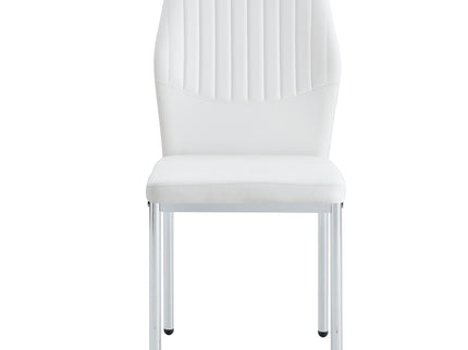 Luxury Simple High Resilience Dining Chair With Metal Legs