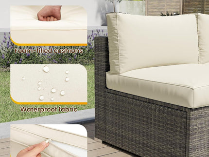 Modern Patio Set With Coffee Table