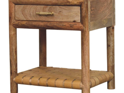 Regency - Woven Nightstand With Drawer - Light Brown