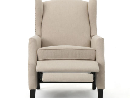 Westeros Wing Back Fabric Upholstered Recliner