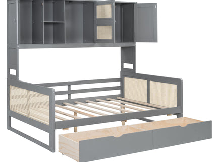 Daybed And All In One Cabinet And Shelf