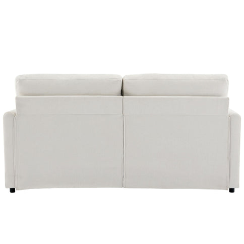 Cozy Upholstered Cushion Loveseat Sofa For Living Room