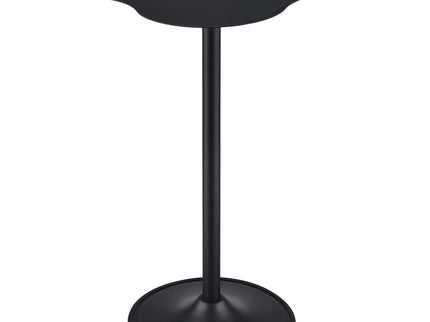 Fresno - Curved Cloud Shaped Bistro Bar Table Bar Table - Black