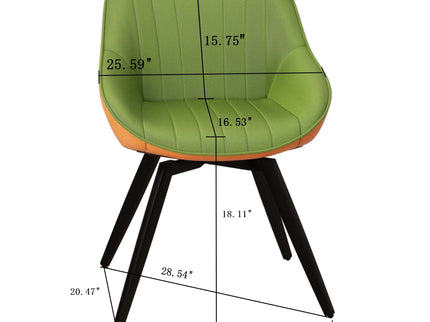 Modern Medieval Kitchen Dining Chair With 360 ° Rotation