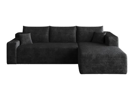 Cloud Sectional Sofa, Comfort U-Shaped Sofa For Living Room - Black