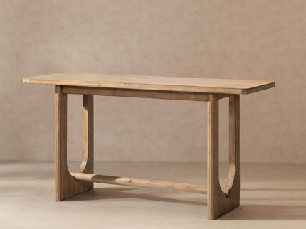 Turnkey - Trestle Console Table - Antique Brown