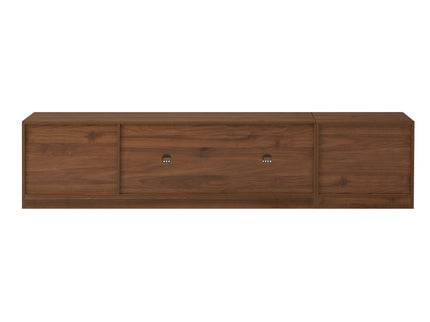 TV Stand, Media Console With Adjustable Shelves - Walnut
