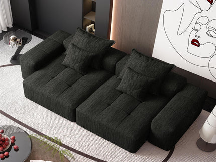 Modern Oversized Diy Combination Modular Sectional Sofa With Pillows