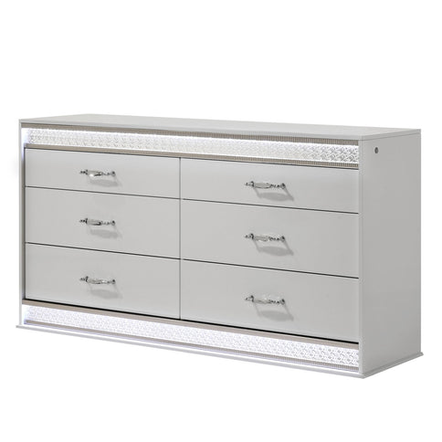 Glam - Bedroom Set With LED Headboard