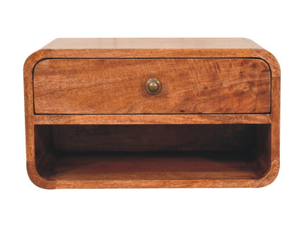 Curve Upper Slot Floating Nightstand