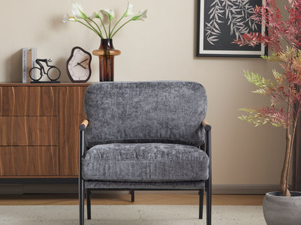 Modern Accent Chair With Cushions, Cozy Seating