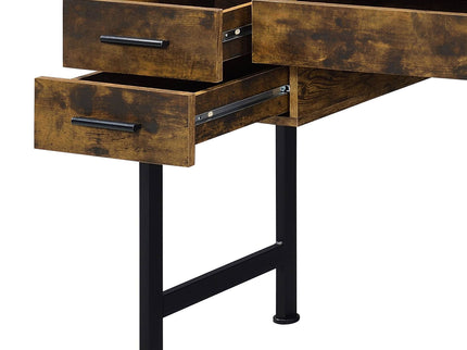 Juvanth - Rustic Vanity Desk Mirror - Oak