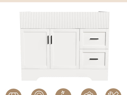 Modern Bathroom Vanity With 2 Drawers