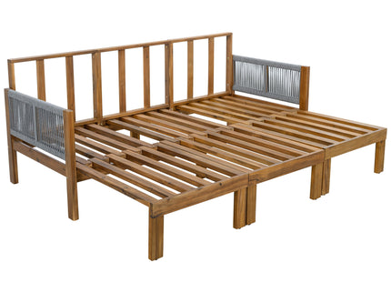 Outdoor 3 Seat Patio Sunbed