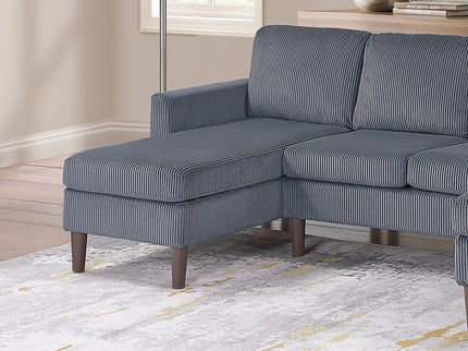 Sectional Set With Dual Chaises And Square Arms