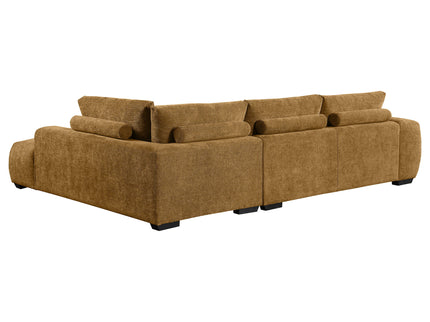 Florence - Upholstered L Shaped Sectional Sofa - Amber