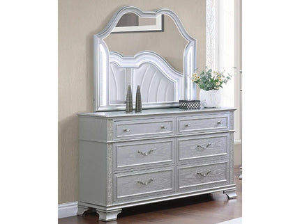 1 Piece Dresser Crystal Knobs Pull Handles Bedroom Furniture - Gray