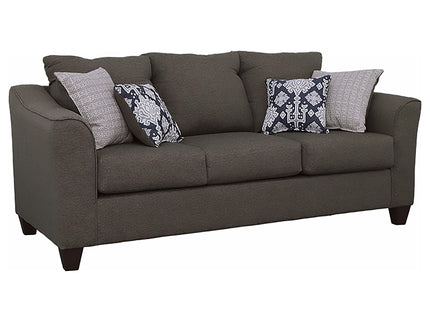 Ralston - Sofa With Accent Pillows - Gray