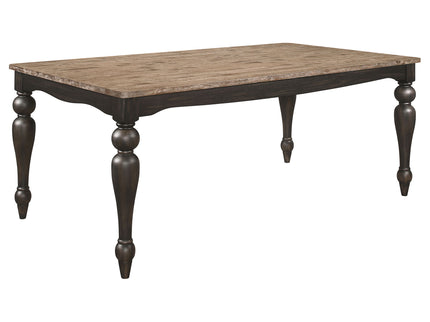 Windsor - 6 Piece Rectangular Dining Set - Brown