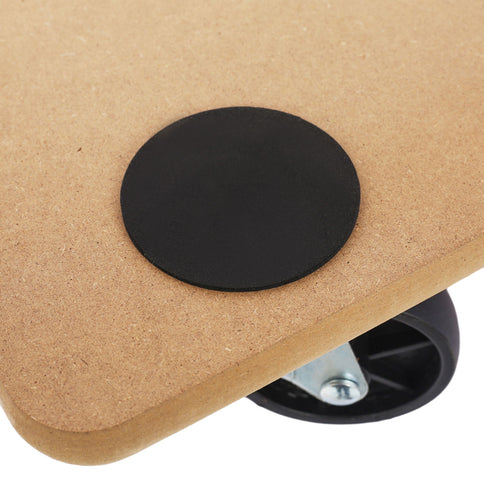 Furniture Moving Dolly, Heavy Duty Wood Rolling Mover With Wheels For Piano Couch Fridge Heavy Items, Securely Holds 500 Lbs (Set of 4) - Natural