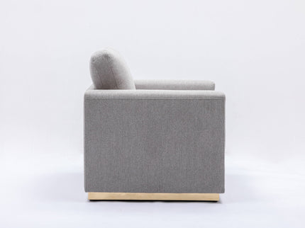Valin - Linen Sofa For Living Room - Gray