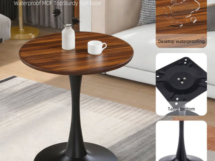 Round Dining Table With Tulip Style Base
