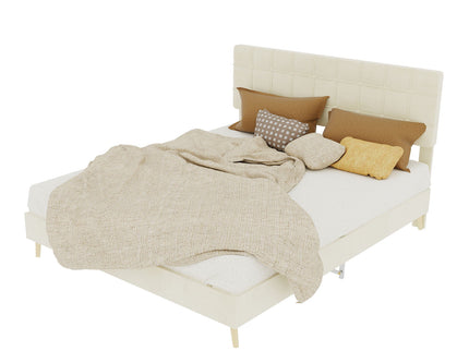 Yungan Lingge Minimalist Soft Pack Headboard Bed