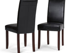 Black / Faux Leather