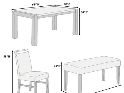 Dining Set With Table And Side Chairs